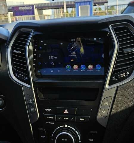 Сірий Хендай Санта Фе, об'ємом двигуна 2 л та пробігом 180 тис. км за 16500 $, фото 4 на Automoto.ua