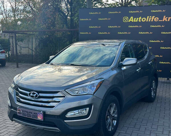 Хендай Санта Фе 2015 в Кривом Роге на Automoto.ua Серый Хендай Санта Фе, объемом двигателя 2.36 л и пробегом 159 тыс. км за 14500 $, фото 2 на Automoto.ua