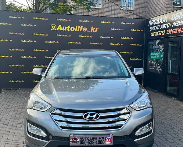 Хендай Санта Фе 2015 в Кривом Роге на Automoto.ua Серый Хендай Санта Фе, объемом двигателя 2.36 л и пробегом 159 тыс. км за 14500 $, фото 1 на Automoto.ua