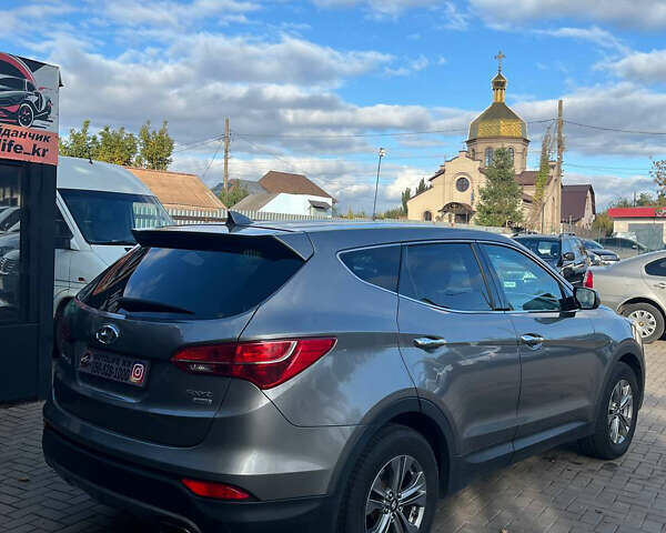 Хендай Санта Фе 2015 в Кривом Роге на Automoto.ua Серый Хендай Санта Фе, объемом двигателя 2.36 л и пробегом 159 тыс. км за 14500 $, фото 3 на Automoto.ua