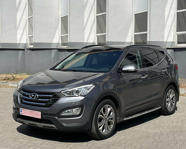 Серый Хендай Санта Фе, объемом двигателя 2.2 л и пробегом 150 тыс. км за 19200 $, фото 3 на Automoto.ua