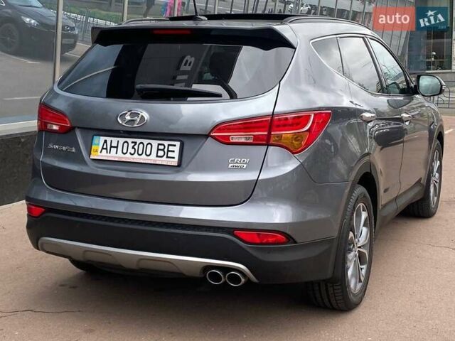 Серый Хендай Санта Фе, объемом двигателя 2.2 л и пробегом 141 тыс. км за 19900 $, фото 4 на Automoto.ua