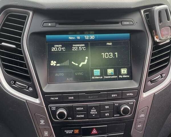 Серый Хендай Санта Фе, объемом двигателя 2 л и пробегом 160 тыс. км за 19700 $, фото 26 на Automoto.ua