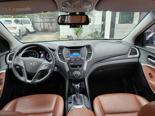 Серый Хендай Санта Фе, объемом двигателя 2 л и пробегом 76 тыс. км за 7999 $, фото 6 на Automoto.ua