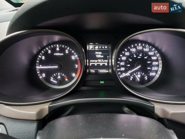 Серый Хендай Санта Фе, объемом двигателя 2.36 л и пробегом 110 тыс. км за 18000 $, фото 3 на Automoto.ua