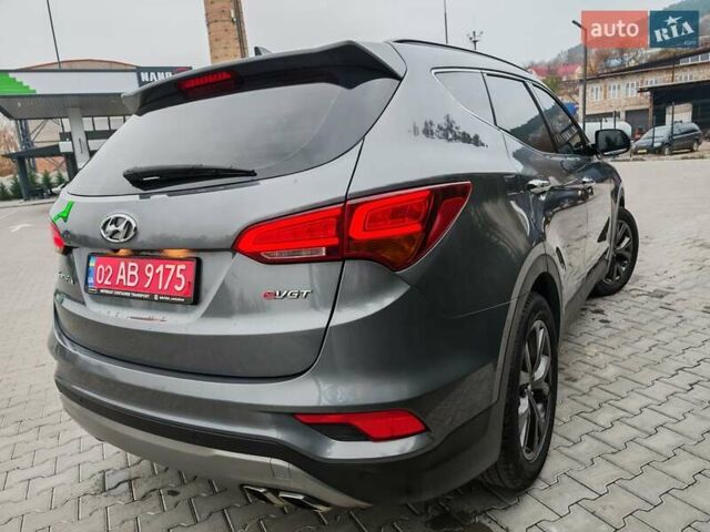 Сірий Хендай Санта Фе, об'ємом двигуна 2.2 л та пробігом 195 тис. км за 19500 $, фото 5 на Automoto.ua