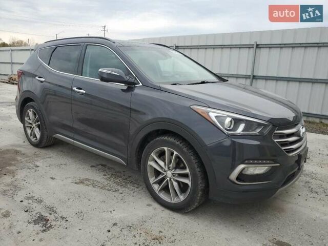 Серый Хендай Санта Фе, объемом двигателя 2 л и пробегом 68 тыс. км за 3100 $, фото 3 на Automoto.ua