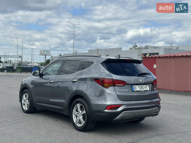Серый Хендай Санта Фе, объемом двигателя 2.2 л и пробегом 230 тыс. км за 21500 $, фото 6 на Automoto.ua