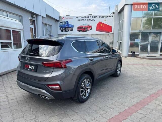 Сірий Хендай Санта Фе, об'ємом двигуна 2 л та пробігом 75 тис. км за 24900 $, фото 3 на Automoto.ua