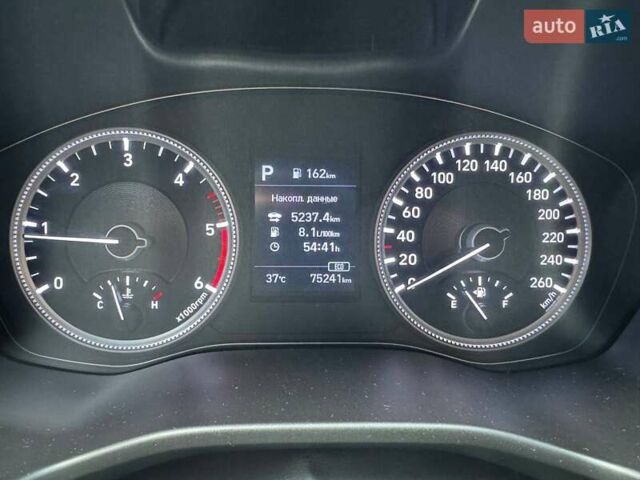 Сірий Хендай Санта Фе, об'ємом двигуна 2 л та пробігом 75 тис. км за 24900 $, фото 18 на Automoto.ua