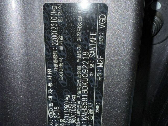 Серый Хендай Санта Фе, объемом двигателя 2 л и пробегом 125 тыс. км за 33000 $, фото 3 на Automoto.ua