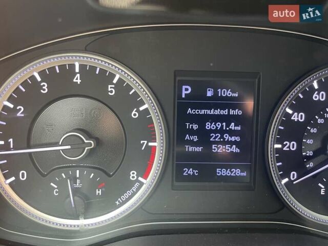 Серый Хендай Санта Фе, объемом двигателя 2.36 л и пробегом 99 тыс. км за 19800 $, фото 15 на Automoto.ua