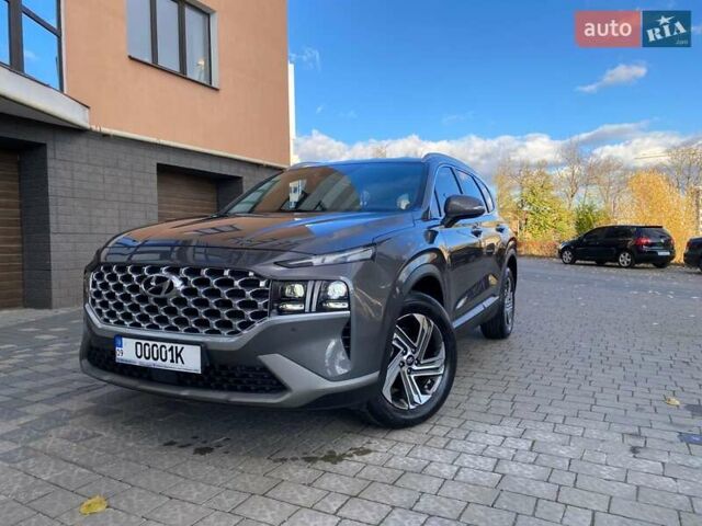 Серый Хендай Санта Фе, объемом двигателя 2.2 л и пробегом 153 тыс. км за 29400 $, фото 2 на Automoto.ua