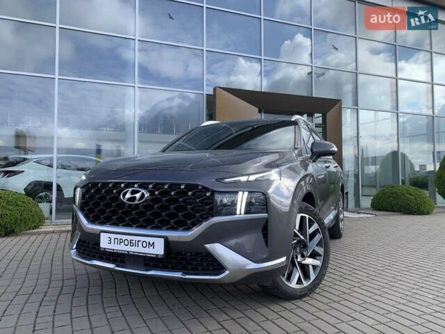 Серый Хендай Санта Фе, объемом двигателя 2.15 л и пробегом 34 тыс. км за 38500 $, фото 1 на Automoto.ua