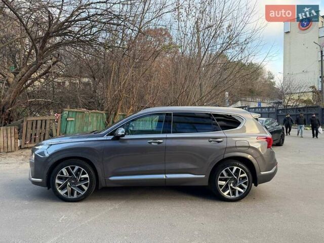 Сірий Хендай Санта Фе, об'ємом двигуна 2.15 л та пробігом 44 тис. км за 41800 $, фото 7 на Automoto.ua