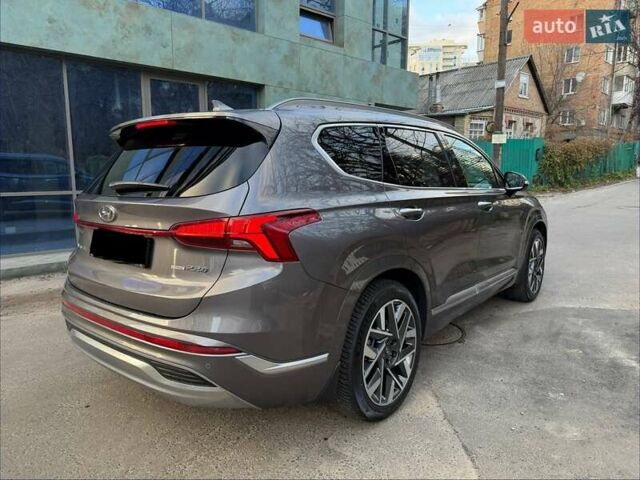 Сірий Хендай Санта Фе, об'ємом двигуна 2.15 л та пробігом 44 тис. км за 41800 $, фото 4 на Automoto.ua