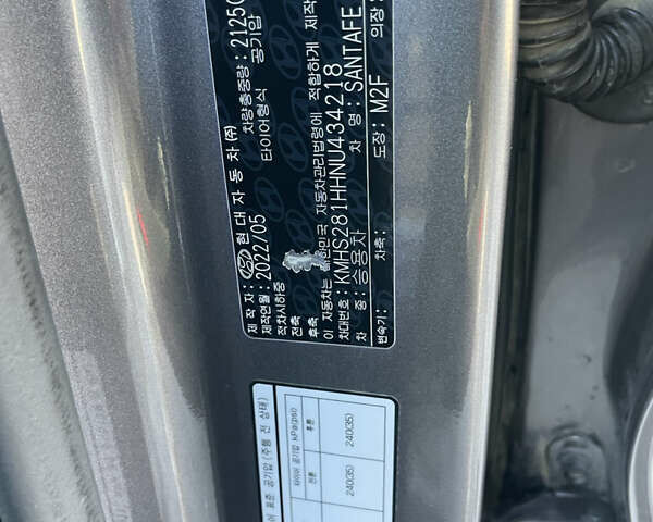 Серый Хендай Санта Фе, объемом двигателя 2.15 л и пробегом 169 тыс. км за 33950 $, фото 42 на Automoto.ua