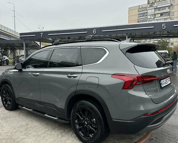 Серый Хендай Санта Фе, объемом двигателя 2.5 л и пробегом 15 тыс. км за 33999 $, фото 3 на Automoto.ua