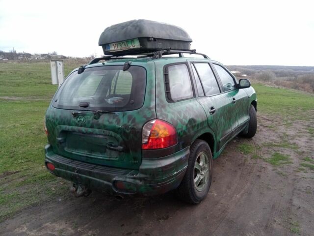 Синий Хендай Санта Фе, объемом двигателя 2 л и пробегом 351 тыс. км за 2700 $, фото 1 на Automoto.ua