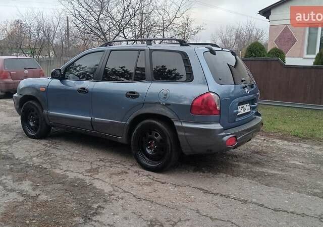 Синий Хендай Санта Фе, объемом двигателя 2.66 л и пробегом 300 тыс. км за 2350 $, фото 3 на Automoto.ua
