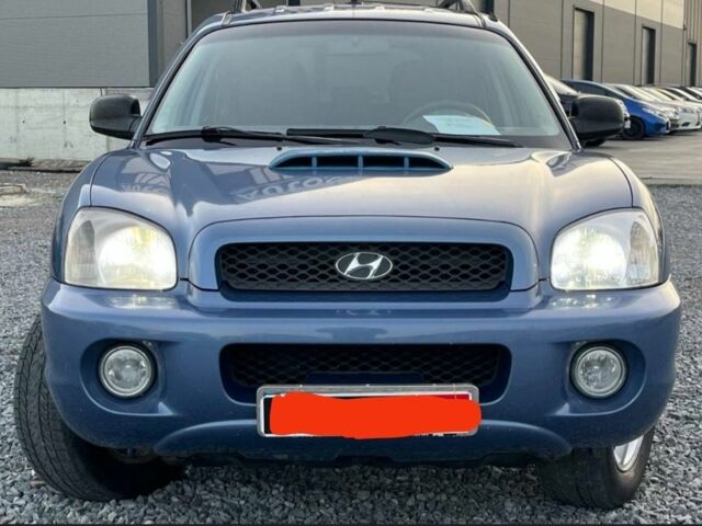 Синий Хендай Санта Фе, объемом двигателя 2 л и пробегом 232 тыс. км за 7000 $, фото 1 на Automoto.ua