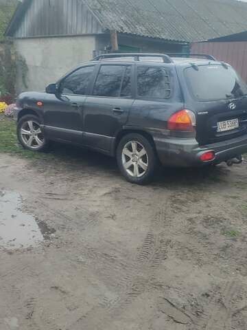 Синий Хендай Санта Фе, объемом двигателя 2 л и пробегом 254 тыс. км за 3150 $, фото 3 на Automoto.ua