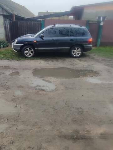 Синий Хендай Санта Фе, объемом двигателя 2 л и пробегом 254 тыс. км за 3150 $, фото 2 на Automoto.ua