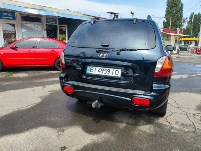 Синий Хендай Санта Фе, объемом двигателя 2 л и пробегом 370 тыс. км за 5999 $, фото 5 на Automoto.ua