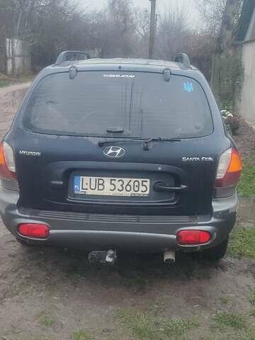 Синий Хендай Санта Фе, объемом двигателя 2 л и пробегом 254 тыс. км за 3150 $, фото 4 на Automoto.ua