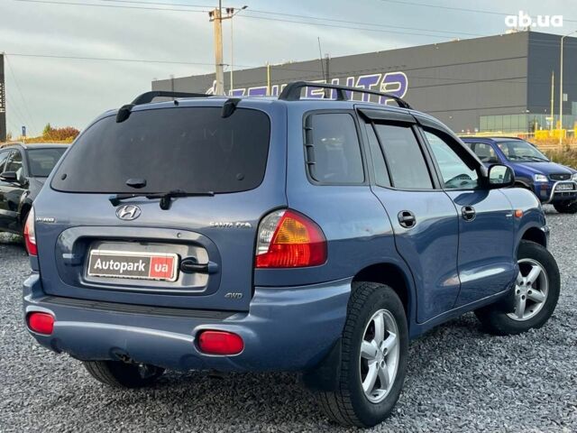 Синий Хендай Санта Фе, объемом двигателя 1.6 л и пробегом 232 тыс. км за 6890 $, фото 8 на Automoto.ua