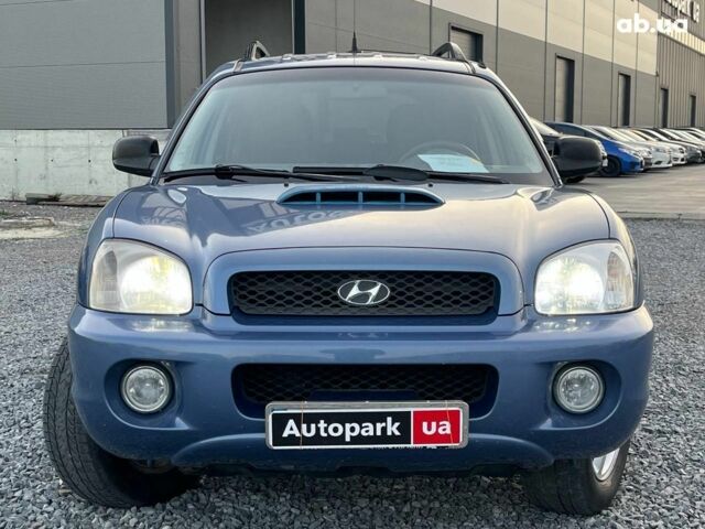 Синий Хендай Санта Фе, объемом двигателя 1.6 л и пробегом 232 тыс. км за 6890 $, фото 1 на Automoto.ua