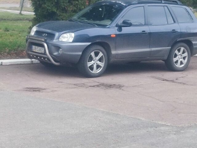 Синій Хендай Санта Фе, об'ємом двигуна 2 л та пробігом 260 тис. км за 3500 $, фото 1 на Automoto.ua