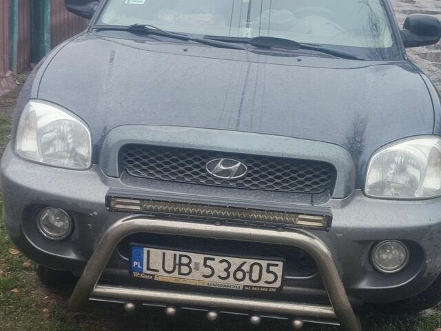 Синий Хендай Санта Фе, объемом двигателя 2 л и пробегом 253 тыс. км за 2952 $, фото 4 на Automoto.ua