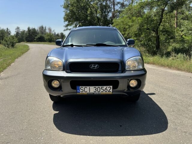 Синий Хендай Санта Фе, объемом двигателя 2 л и пробегом 225 тыс. км за 4800 $, фото 14 на Automoto.ua