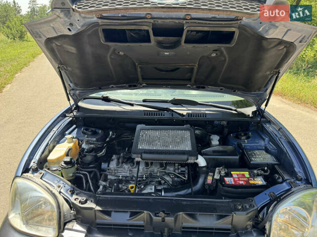 Синий Хендай Санта Фе, объемом двигателя 2 л и пробегом 225 тыс. км за 4800 $, фото 16 на Automoto.ua