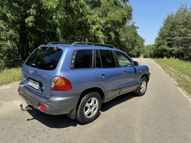 Синий Хендай Санта Фе, объемом двигателя 2 л и пробегом 225 тыс. км за 4800 $, фото 5 на Automoto.ua