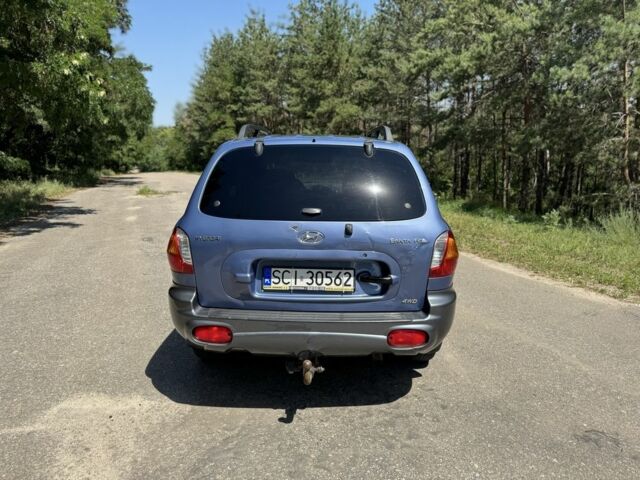 Синий Хендай Санта Фе, объемом двигателя 2 л и пробегом 225 тыс. км за 4800 $, фото 6 на Automoto.ua