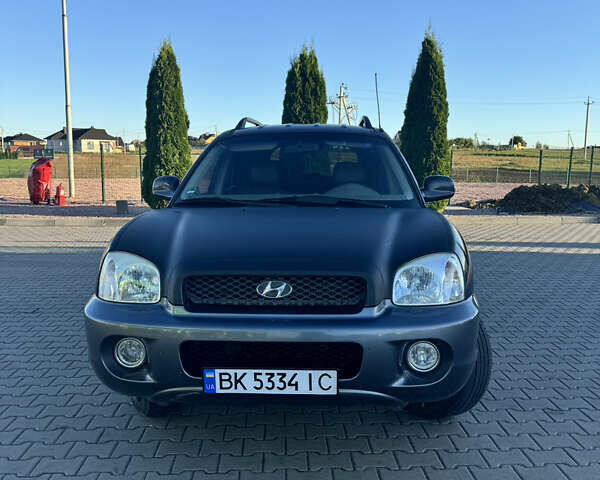 Синий Хендай Санта Фе, объемом двигателя 2.35 л и пробегом 240 тыс. км за 5300 $, фото 1 на Automoto.ua