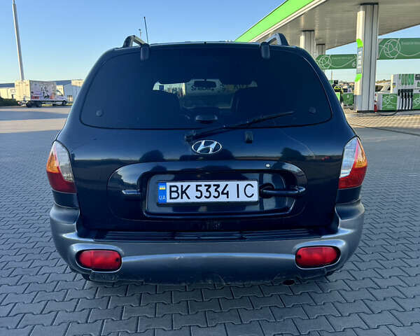 Синий Хендай Санта Фе, объемом двигателя 2.35 л и пробегом 240 тыс. км за 5300 $, фото 2 на Automoto.ua