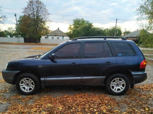 Синий Хендай Санта Фе, объемом двигателя 2 л и пробегом 223 тыс. км за 3114 $, фото 3 на Automoto.ua