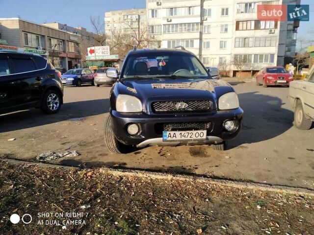 Синий Хендай Санта Фе, объемом двигателя 2.02 л и пробегом 330 тыс. км за 5000 $, фото 23 на Automoto.ua