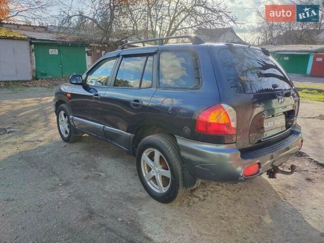 Синий Хендай Санта Фе, объемом двигателя 2.4 л и пробегом 293 тыс. км за 3500 $, фото 6 на Automoto.ua