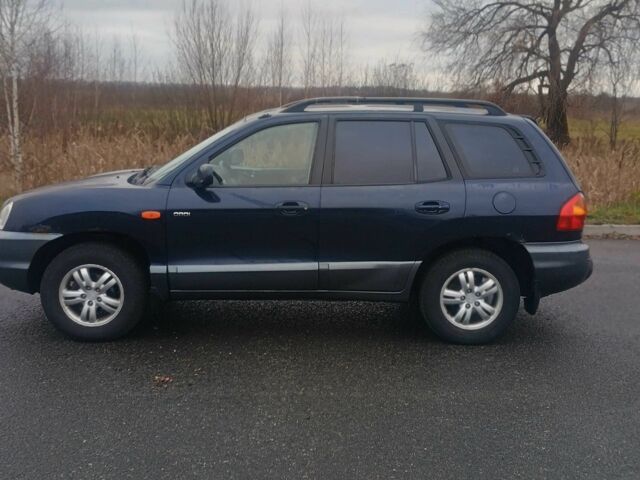 Синий Хендай Санта Фе, объемом двигателя 2 л и пробегом 262 тыс. км за 2300 $, фото 2 на Automoto.ua