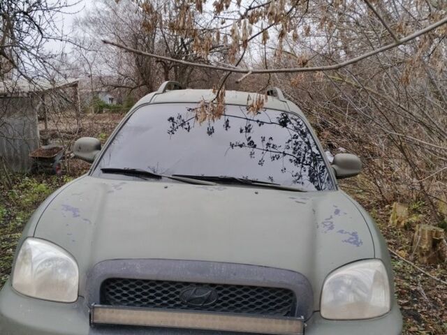 Синій Хендай Санта Фе, об'ємом двигуна 2 л та пробігом 250 тис. км за 3800 $, фото 1 на Automoto.ua