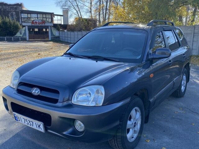 Синій Хендай Санта Фе, об'ємом двигуна 2.7 л та пробігом 257 тис. км за 5750 $, фото 1 на Automoto.ua