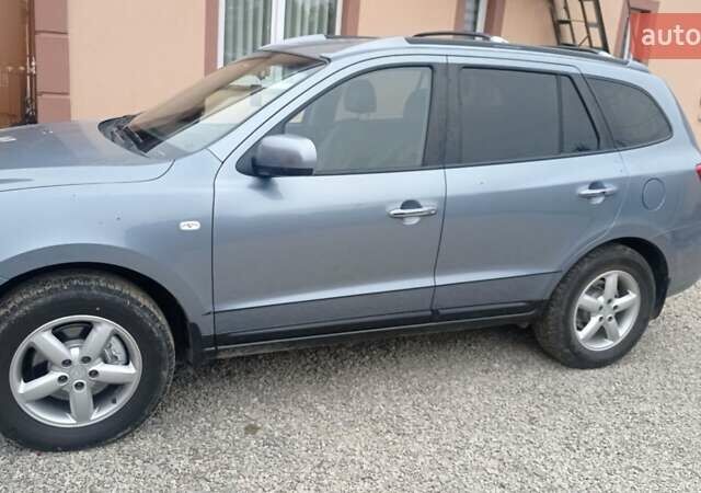 Синий Хендай Санта Фе, объемом двигателя 2.2 л и пробегом 250 тыс. км за 8850 $, фото 1 на Automoto.ua
