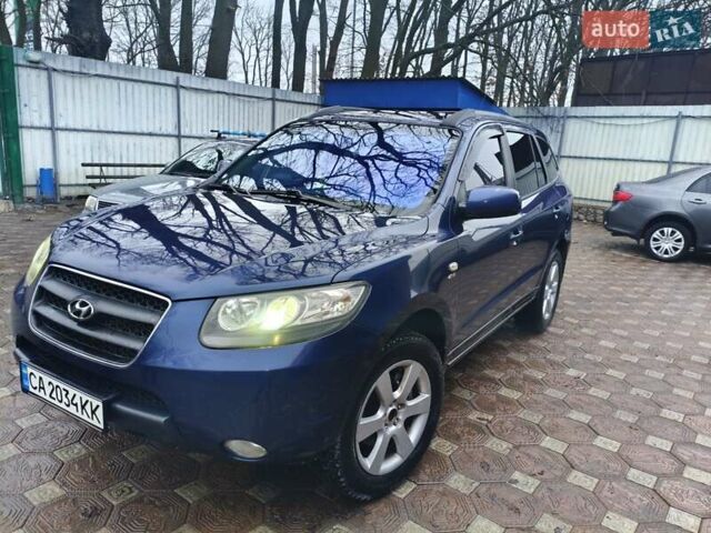 Синий Хендай Санта Фе, объемом двигателя 2.2 л и пробегом 250 тыс. км за 8650 $, фото 1 на Automoto.ua
