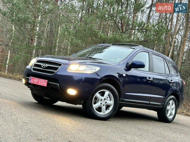 Синий Хендай Санта Фе, объемом двигателя 2.2 л и пробегом 260 тыс. км за 9700 $, фото 1 на Automoto.ua