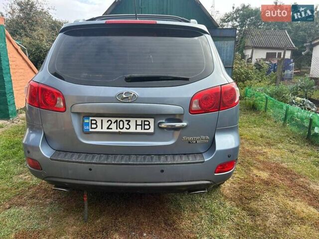 Синий Хендай Санта Фе, объемом двигателя 2.66 л и пробегом 261 тыс. км за 9000 $, фото 4 на Automoto.ua