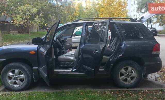 Синий Хендай Санта Фе, объемом двигателя 2.7 л и пробегом 336 тыс. км за 6000 $, фото 4 на Automoto.ua